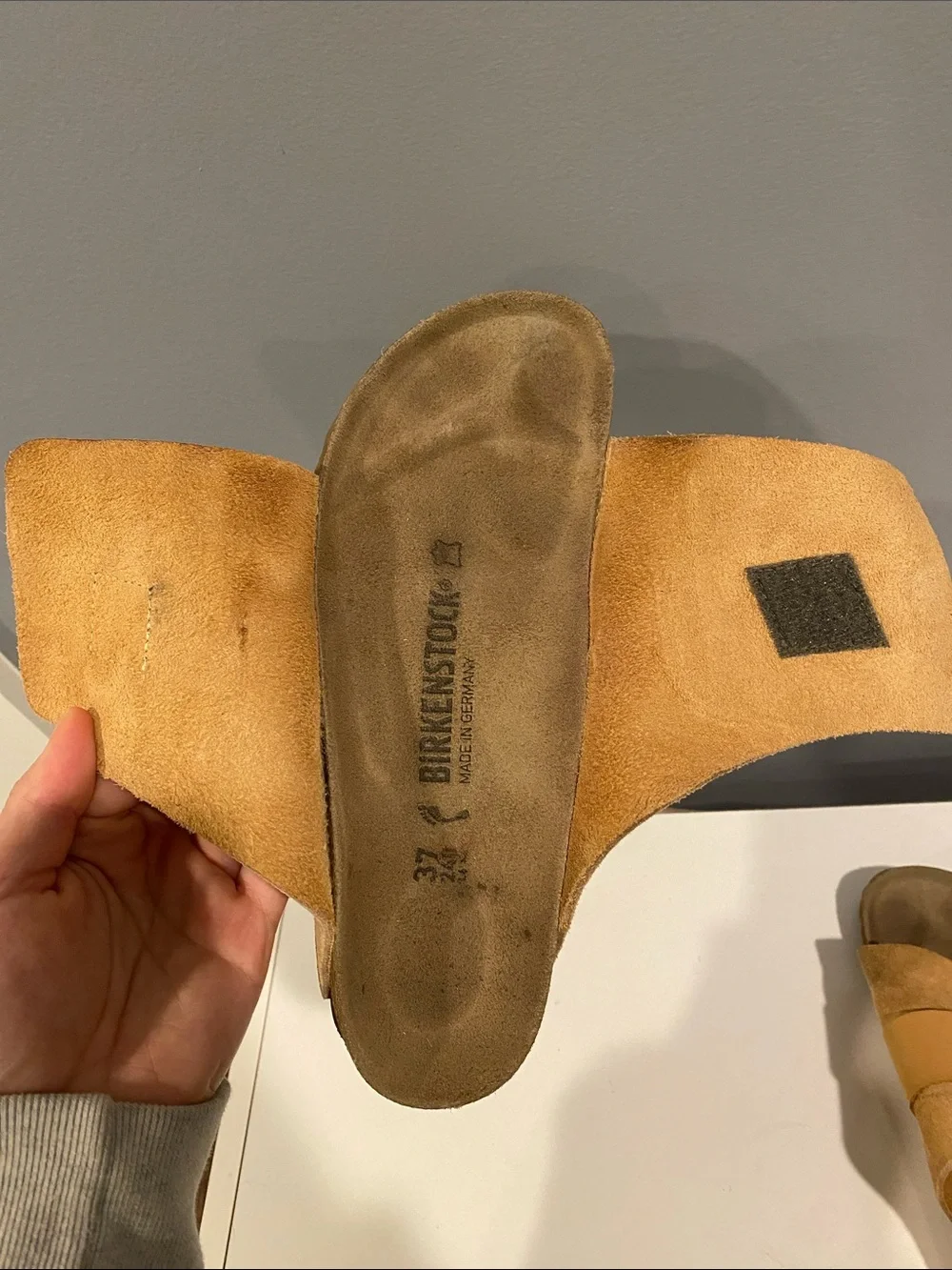 Birkenstock Kyoto Suede Sandal in Clay